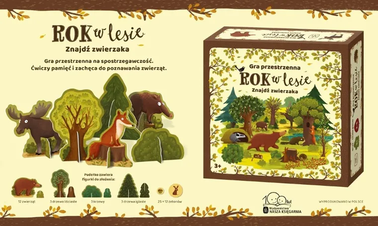 Nasza Księgarnia, Rok w lesie. Znajdź zwierzaka, gra edukacyjna