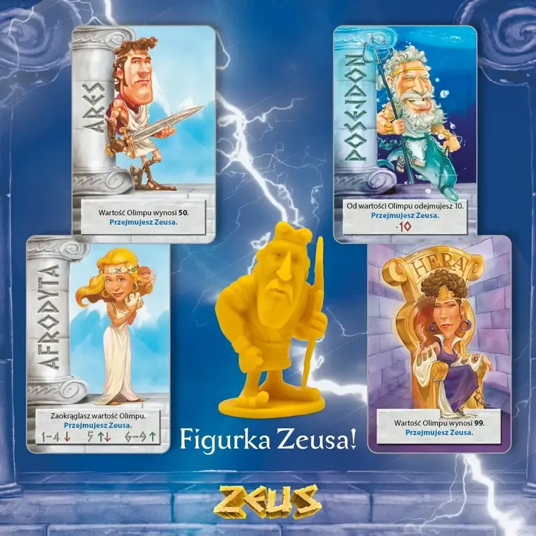 Nasza Księgarnia, Zeus, gra familijna