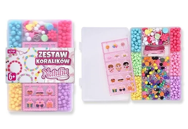 Natalia, zestaw koralików do tworzenia biżuterii