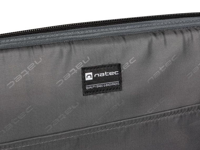 Natec, Boxer Lite, torba do laptopa 15.6", czarna, NTO-2054