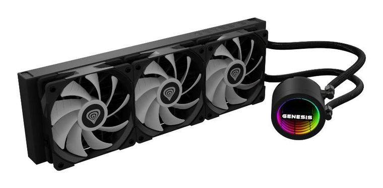 Natec, chłodzenie wodne, Hydria Genesis 360 ARGB, czarne