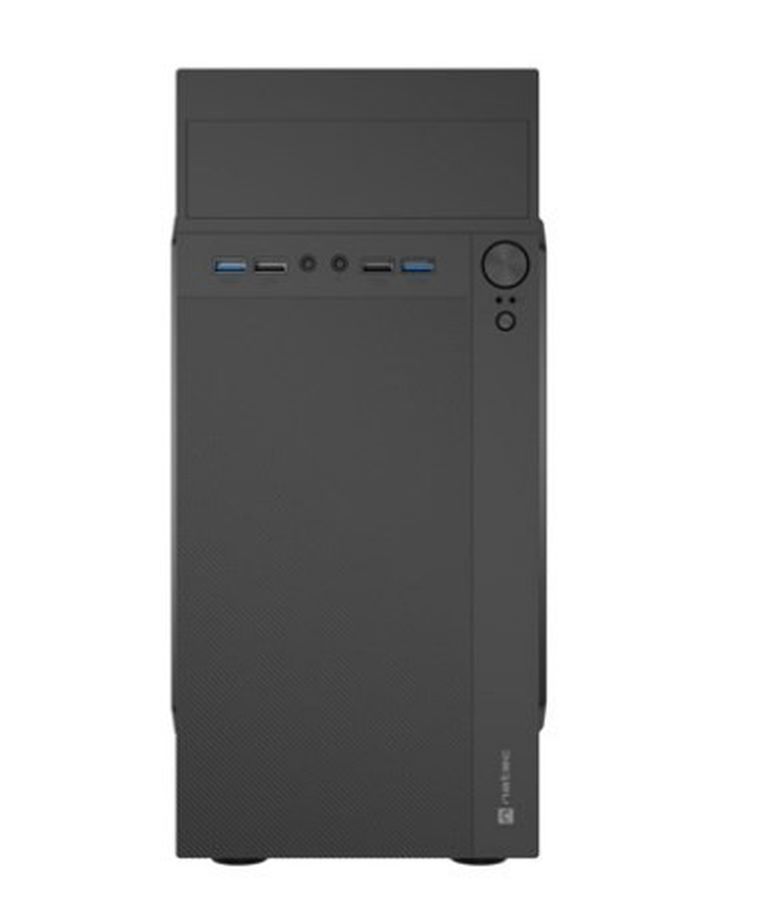 Natec, Helix, obudowa komputerowa, USB-C MATX Mini Tower, czarna