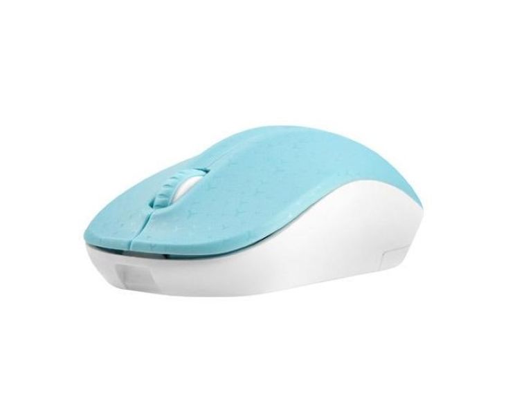 Natec, mysz bezprzewodowa, Toucan Blue-White, 1600 dpi, NMY-1651