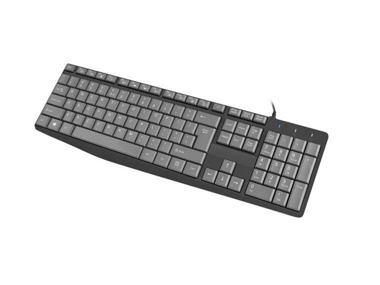 Natec, Nautilus, klawiatura, US Slim, 1.8m, NKL-1507