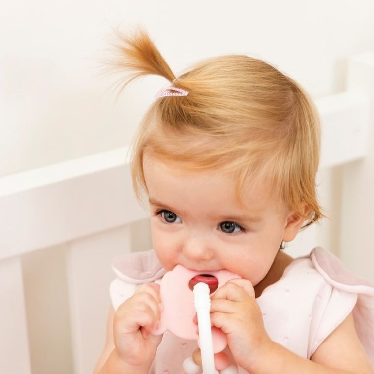 Nattou, Lapidou, Myszka, gryzak, różowa