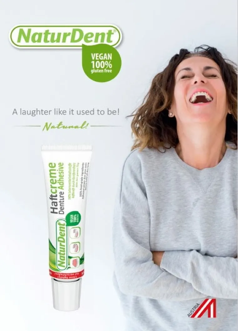 NaturDent, naturalny klej do protez zębowych, 40g