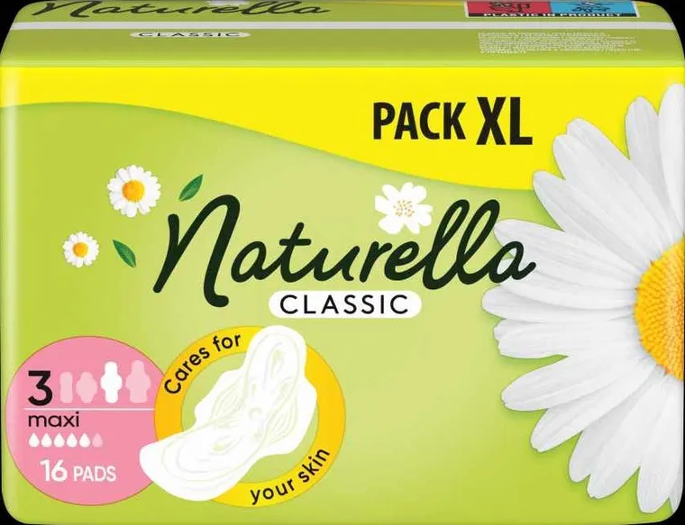 Naturella, Classic Maxi Camomile, podpaski, 16 szt.