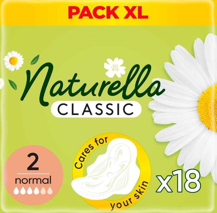 Naturella, Classic Normal Camomile, podpaski, 18 szt.