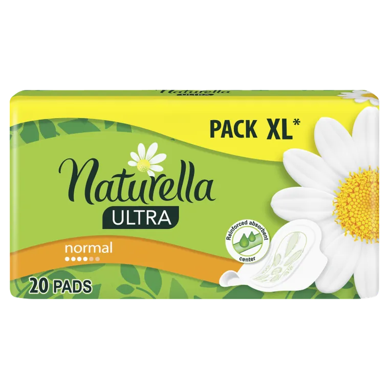 Naturella, Ultra Normal, podpaski ze skrzydełkami, 20 szt.