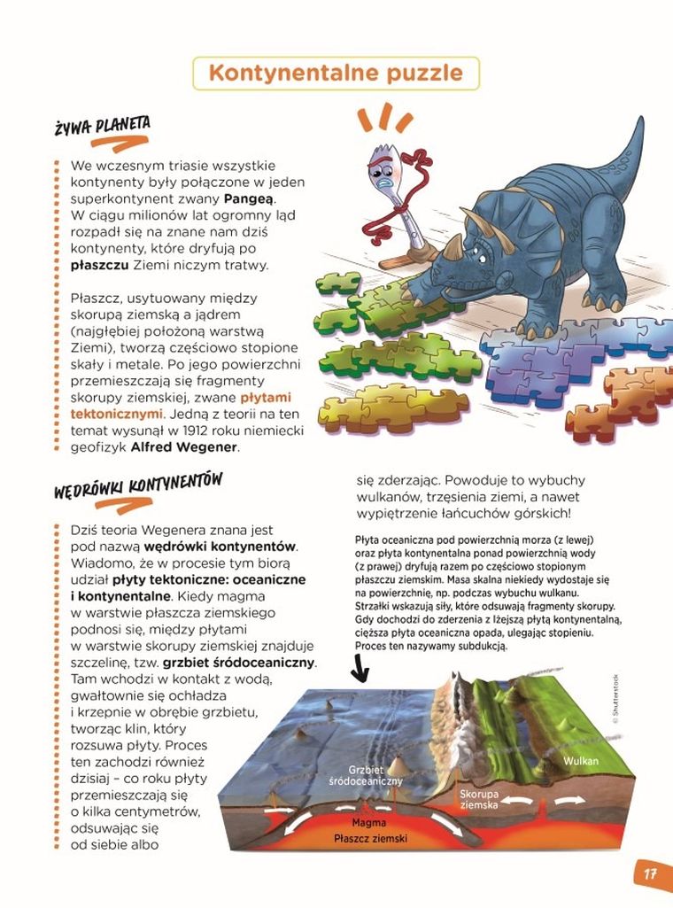 Nauka z komiksem. Era dinozaurów. Tom 1. Straszne jaszczury, czyli dinozaury triasu
