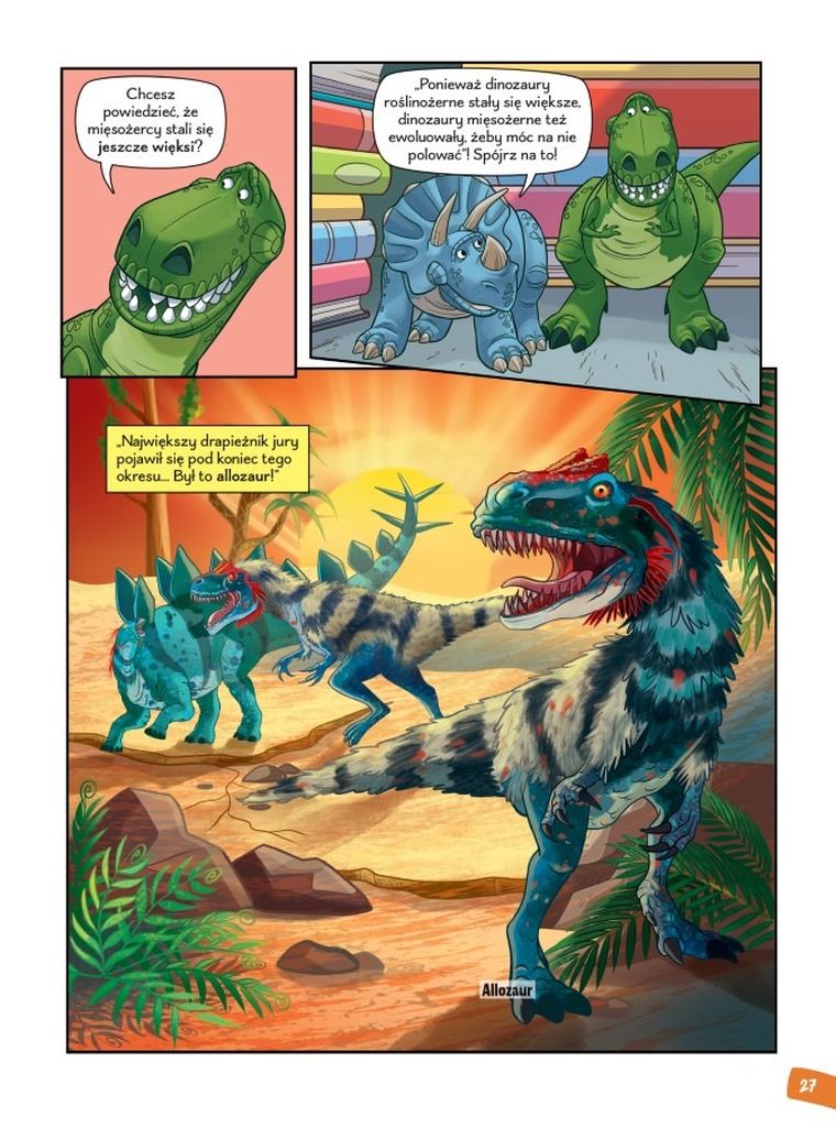Nauka z komiksem. Era dinozaurów. Tom 2. Czas gigantów, czyli dinozaury jury