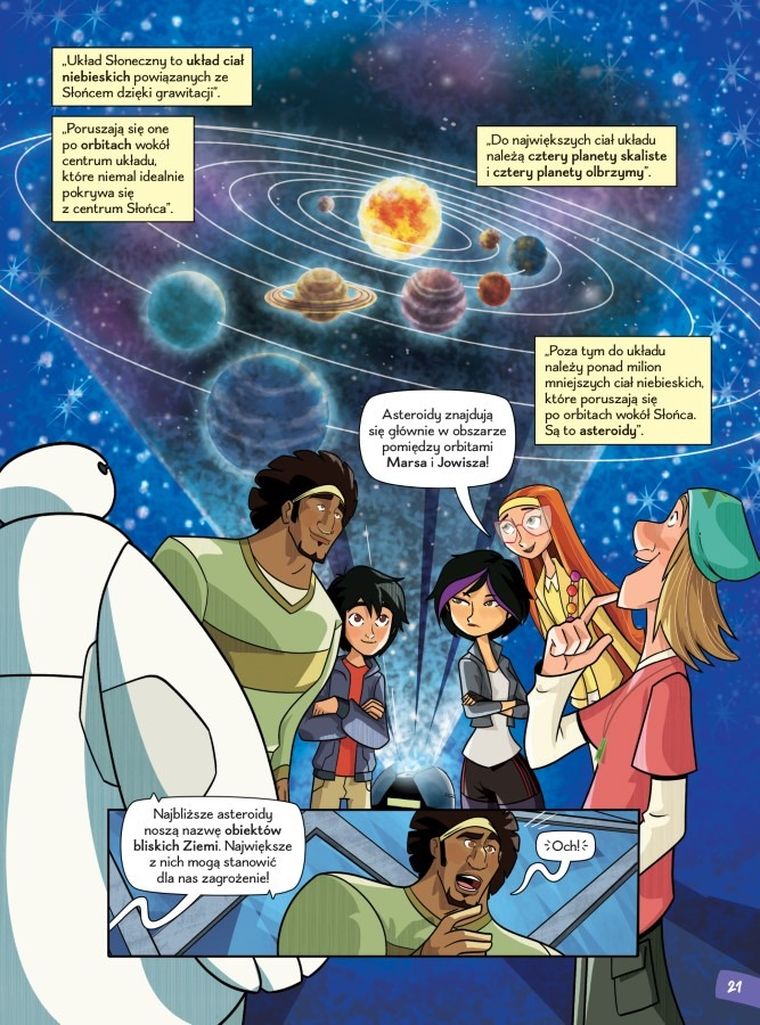 Nauka z komiksem. Galaktyki i planety. Tom 2. Nasz dom: Układ Słoneczny