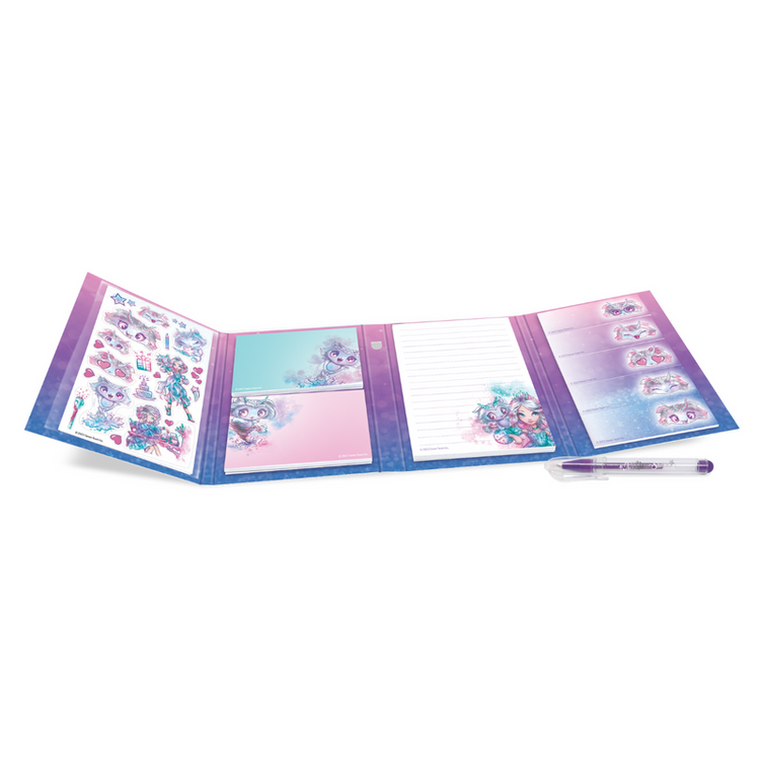 Nebulous Stars, Estralia, notes z długopisem i karteczkami samoprzylepnymi