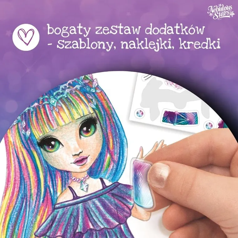 Nebulous Stars, Isadora, szkicownik do projektowania ubrań