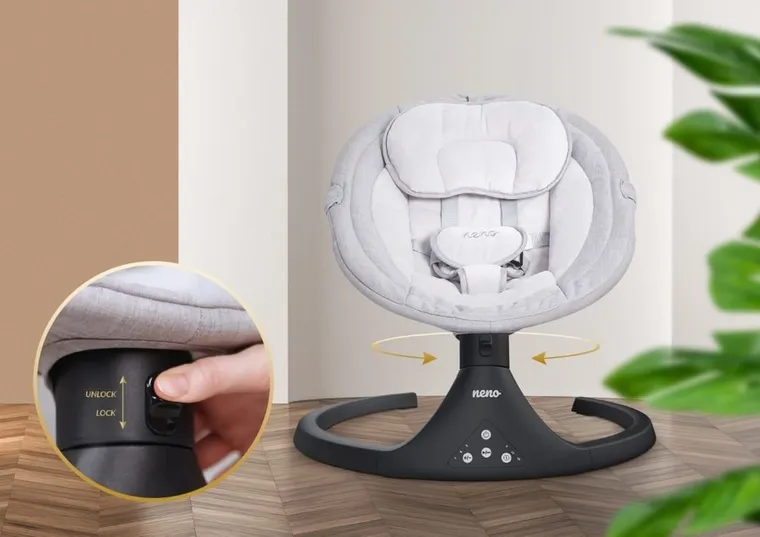 Neno, Aurora, elektroniczny bujaczek, szary