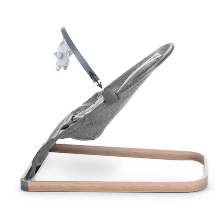 Neno, Chiaro, leżaczek, bujaczek dla dzieci, Graphite