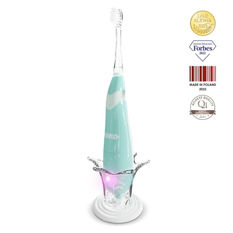 Neno, Tutti, elektryczna szczoteczka dla dzieci, Mint, 3-6 l.