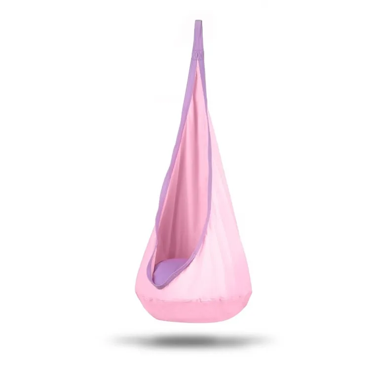 Neo-Sport, kokon, fotel wiszący, jasnoróżowy