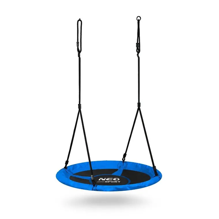 Neo-Sport, Swingo, huśtawka bocianie gniazdo, niebieska, 110 cm