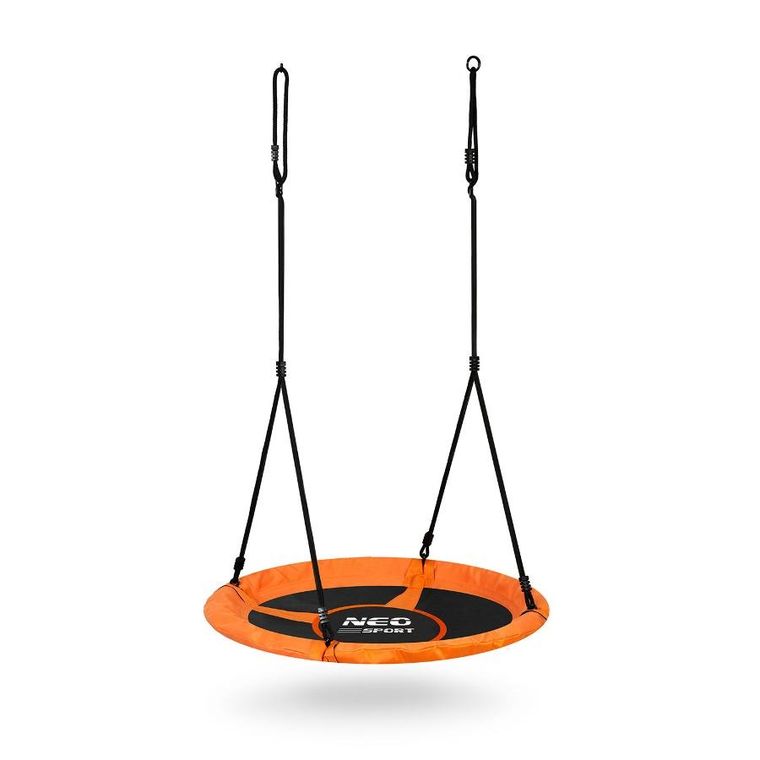 Neo-Sport, Swingo, huśtawka bocianie gniazdo, pomarańczowa, 100 cm