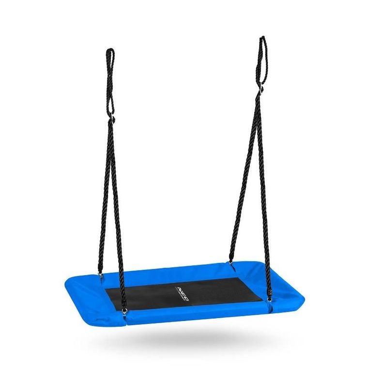 Neo-Sport, Swingo huśtawka bocianie gniazdo prostokątna, 110-70 cm