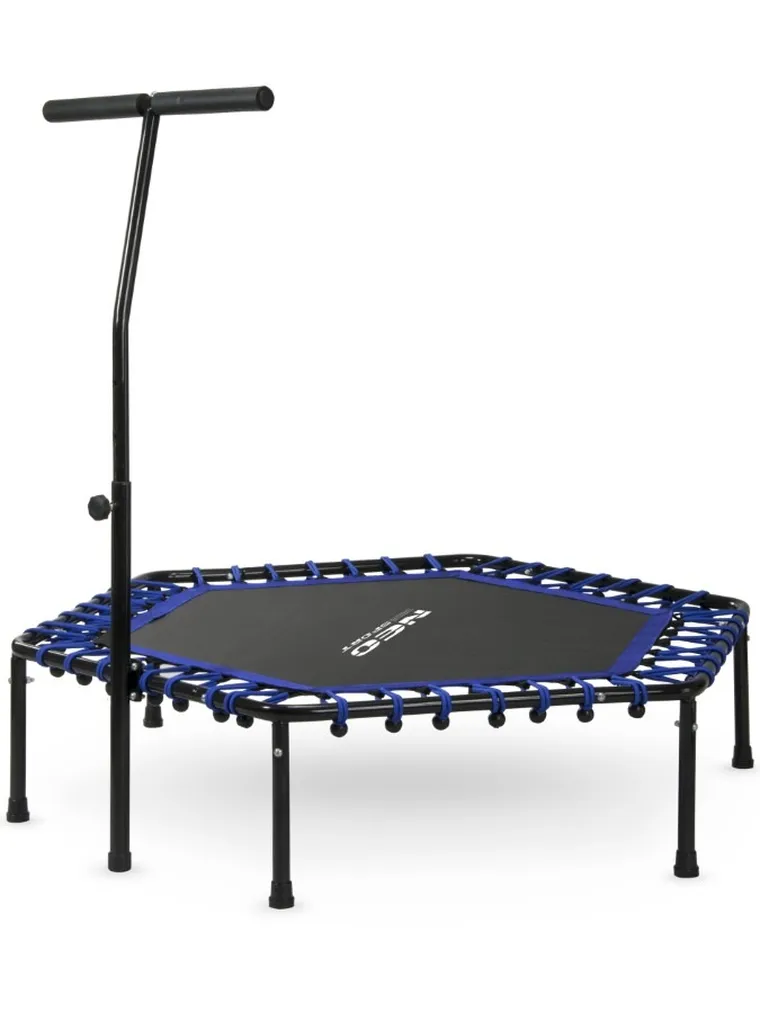 Neo-Sport, trampolina fitness z uchwytem, NS-102, niebieska
