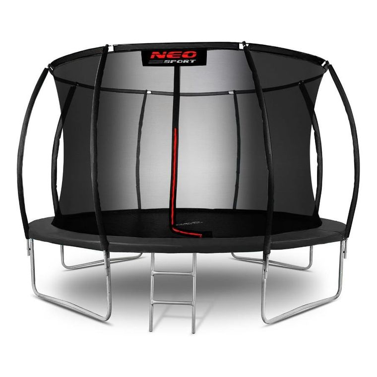 Neo-Sport, trampolina ogrodowa profilowana z siatką wewnętrzną, 14ft/435 cm