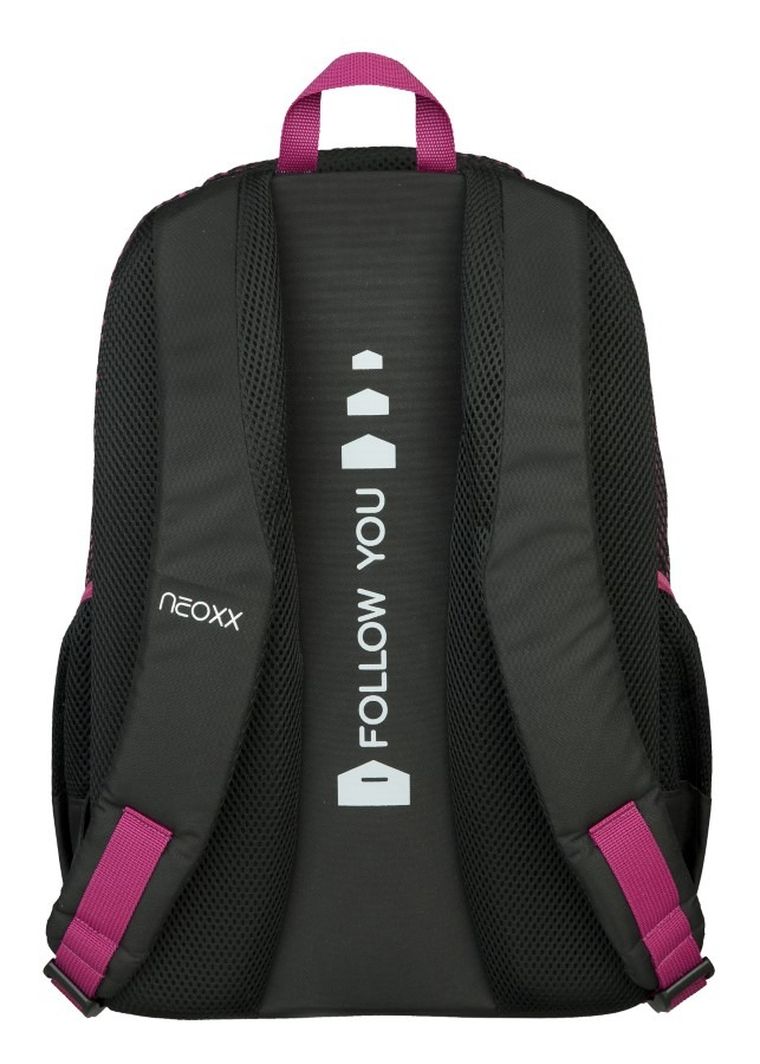 Neoxx, Fly, plecak szkolny, Crazy, różowy