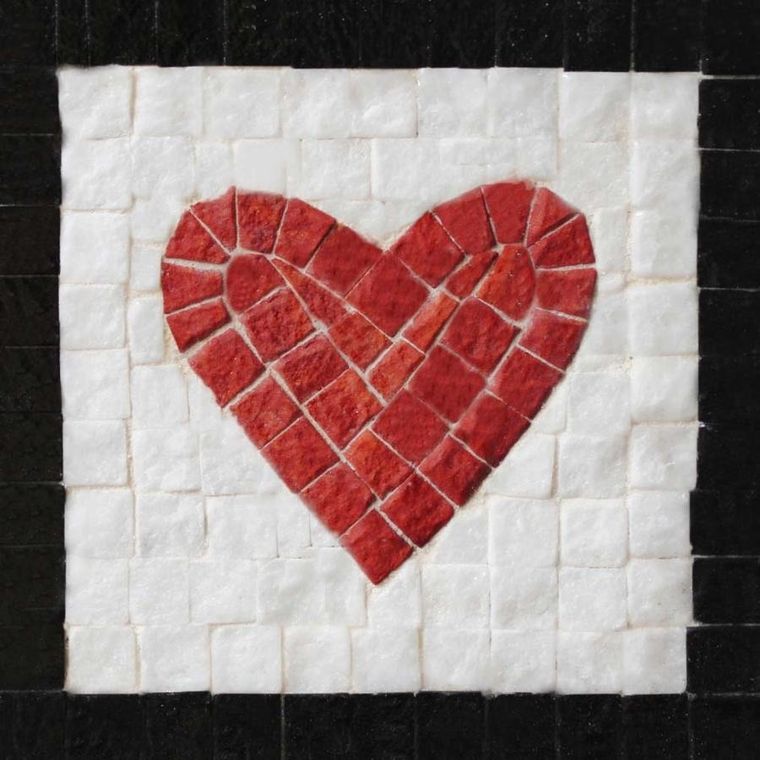 Neptune Mosaic, Serce, mozaika