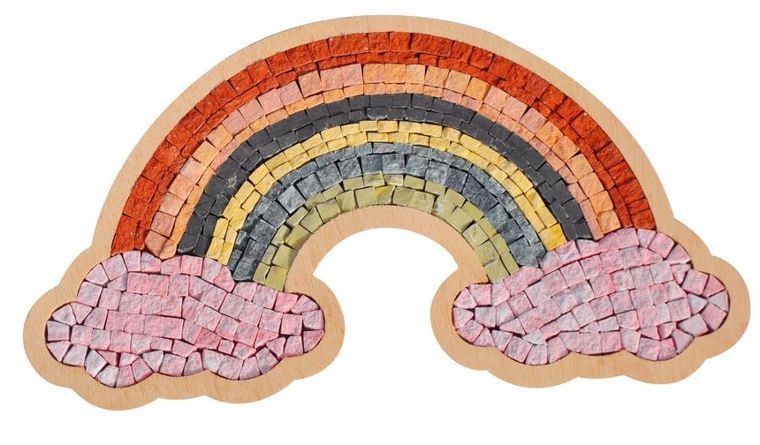 Neptune Mosaic, Tęcza, mozaika