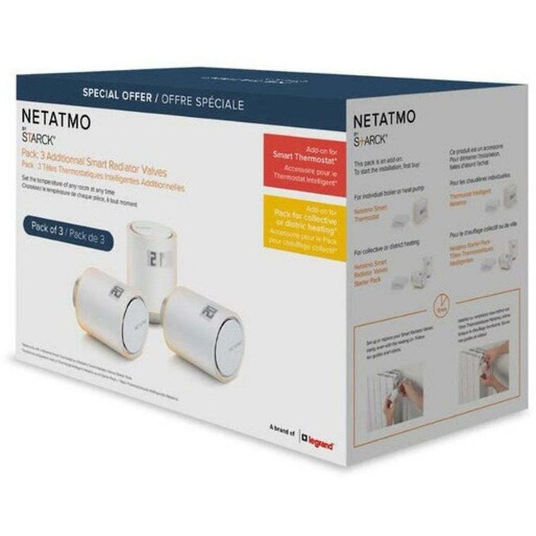 Netatmo, zestaw zaworów, NBU-NAV, 3 szt.