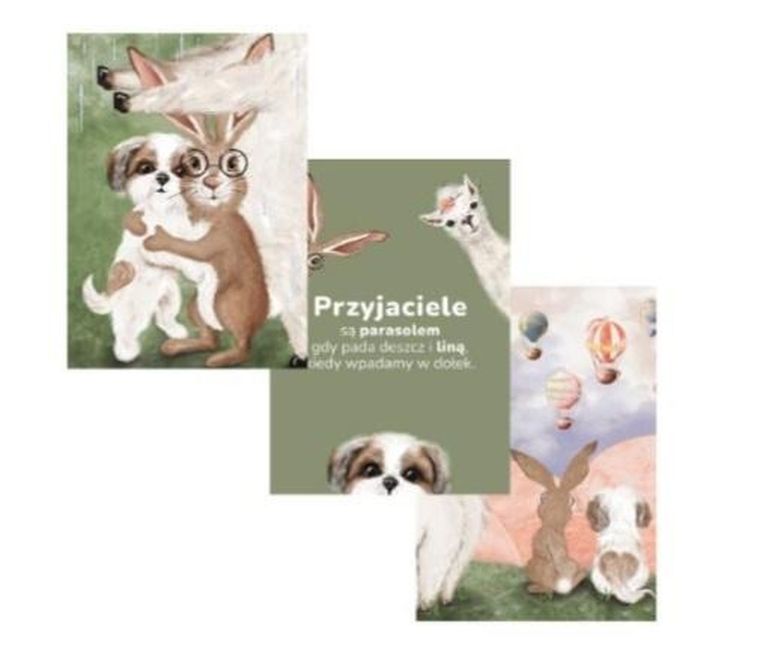 Neverending Store, plakaty A4 Przyjaźń, 3 szt.