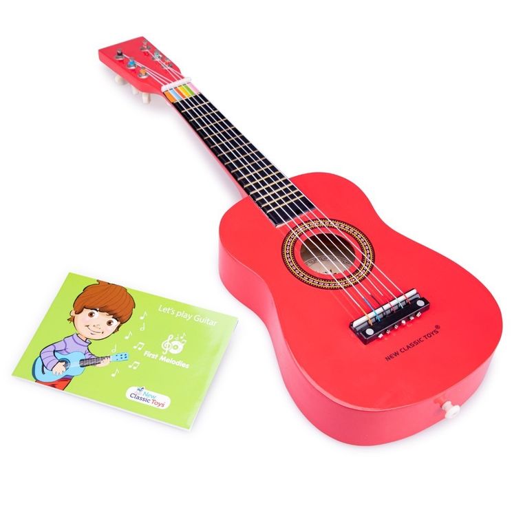 New Classic Toys, gitara, czerwona