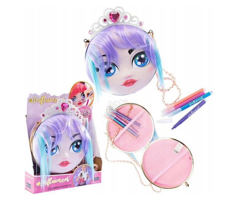 Nice Group, torebka na ramię, fioletowa