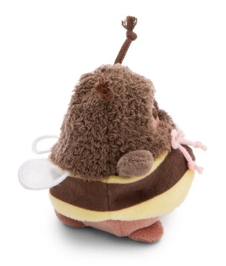 Nici, MyMochi, Miś Nomo z frytkami i kostiumem pszczółki, maskotka w pudełku prezentowym, 8 cm