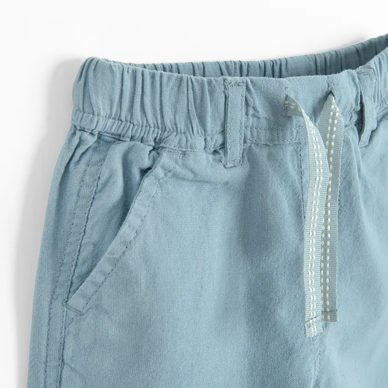 Niebieskie spodnie z cienkiego jeansu Cool Club