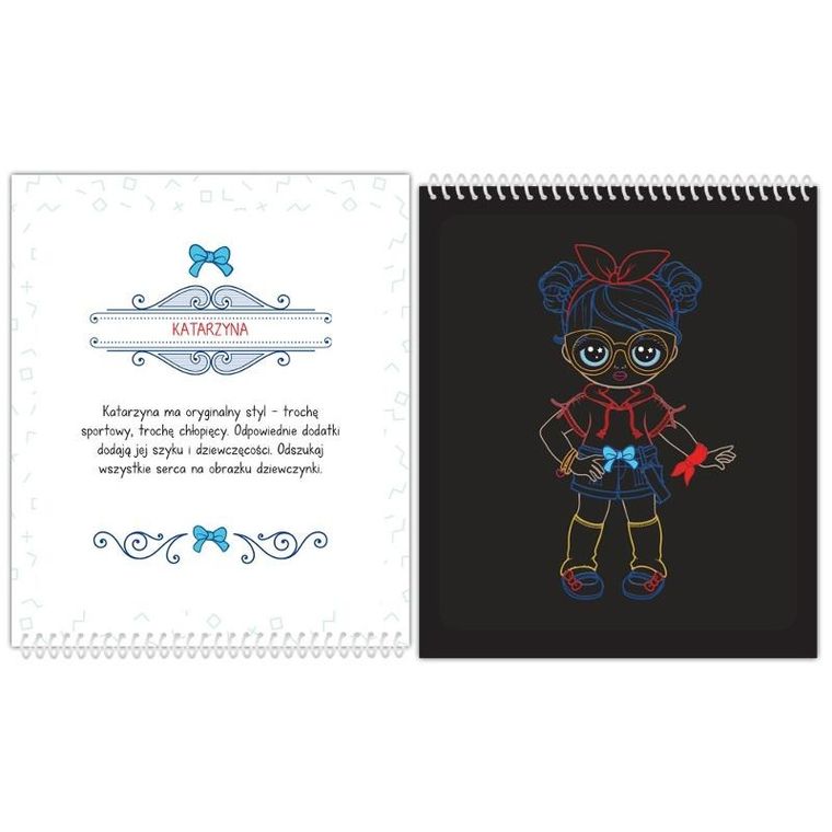 Niezwykłe modelki. Zdrapywanka z rysikiem