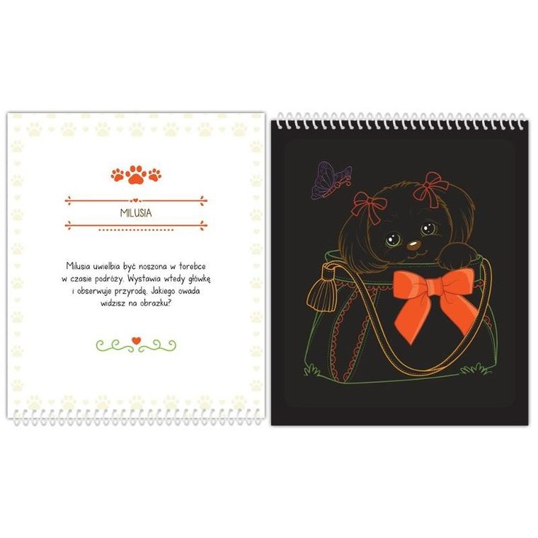 Niezwykłe pieski. Zdrapywanka z rysikiem