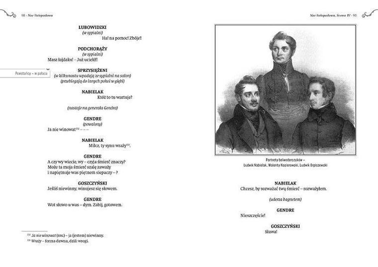 Noc listopadowa. Wydanie z opracowaniem i streszczeniem