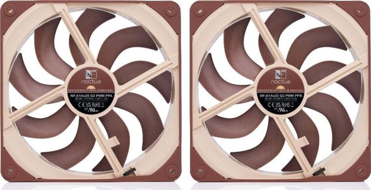 Noctua, wentylator, 140 mm, NF-A14-25 G2 PWM Sx2 PP