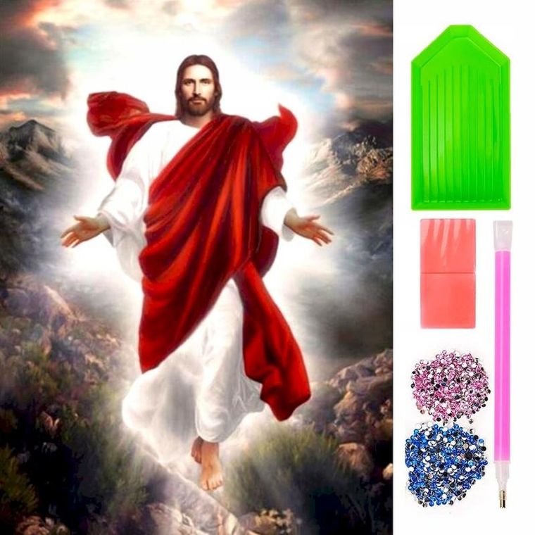 Norimpex, Diamentowa mozaika, Jezus Chrystus w czerwieni, Wniebowstąpienie