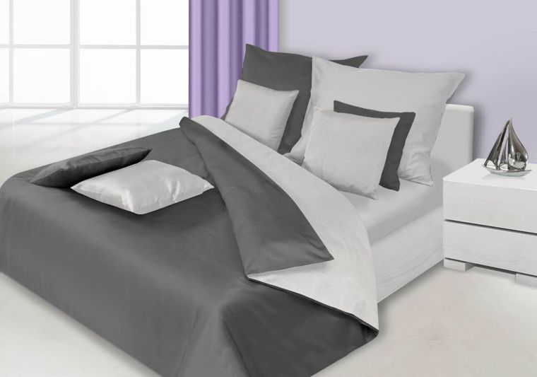 Nova 3, pościel gładka z wysokiej jakości bawełny, 160-200 cm