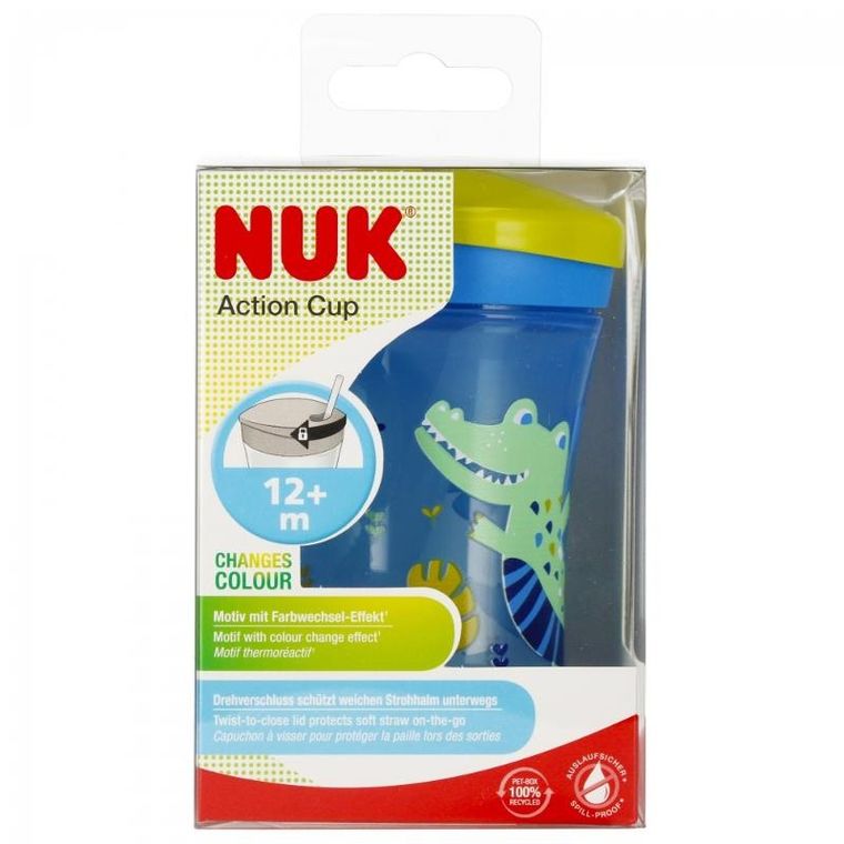 Nuk, Action Cup Kameleon, kubek, zielony, 230 ml