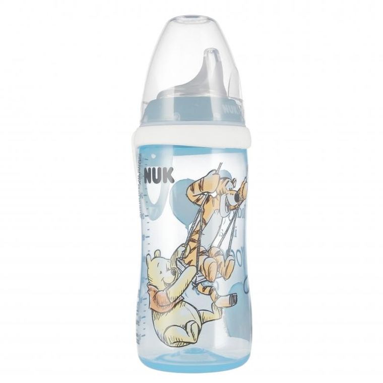 Nuk, Kubuś Puchatek, Active Cup, kubek niekapek, 12m+, tygrysek, niebieski, 300 ml