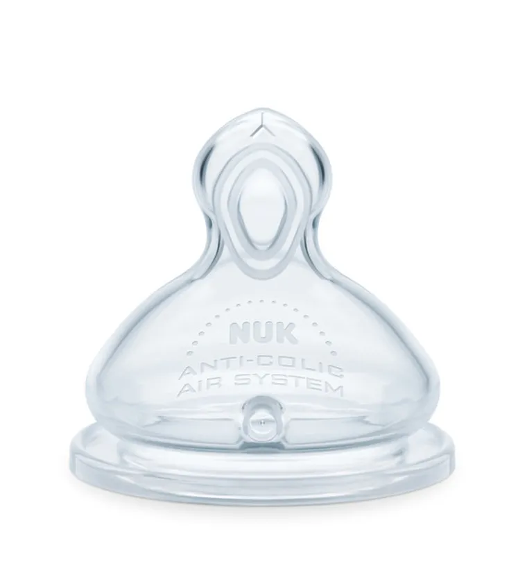 Nuk, Kubuś Puchatek, First Choice, smoczek do butelki, silikonowy, 6m+, 2 szt.