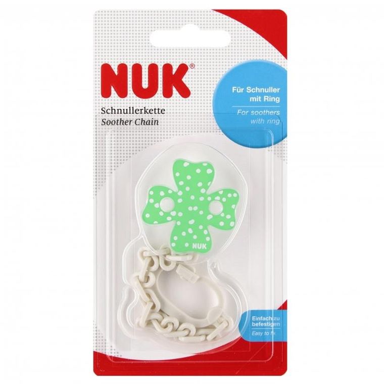 Nuk, łańcuszek do smoczka uspokajającego, 1 szt.