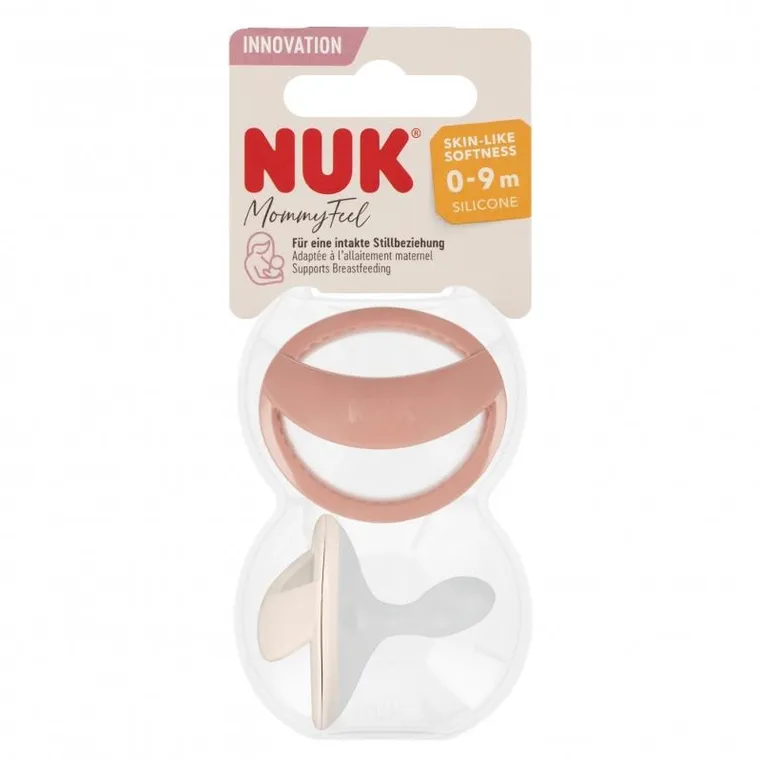 Nuk, Mommy Feel, smoczek uspokajający, 0-9m, 2 szt.
