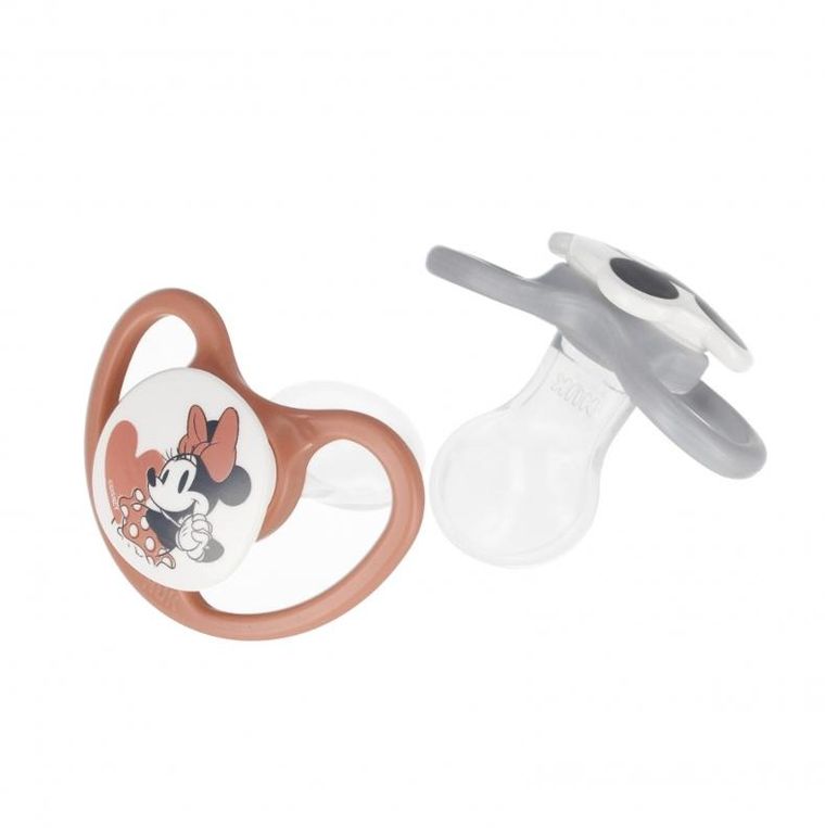 Nuk, Myszka Miki, Space, smoczek silikonowy, 18-36m, 2 szt.