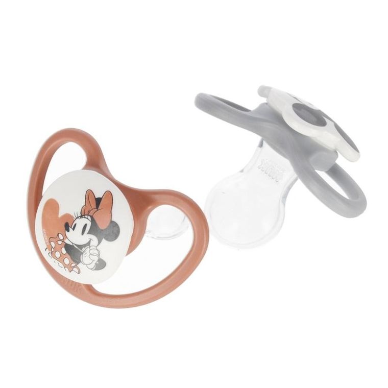 Nuk, Myszka Miki, Space, smoczek silikonowy, 6-18m, 2 szt.