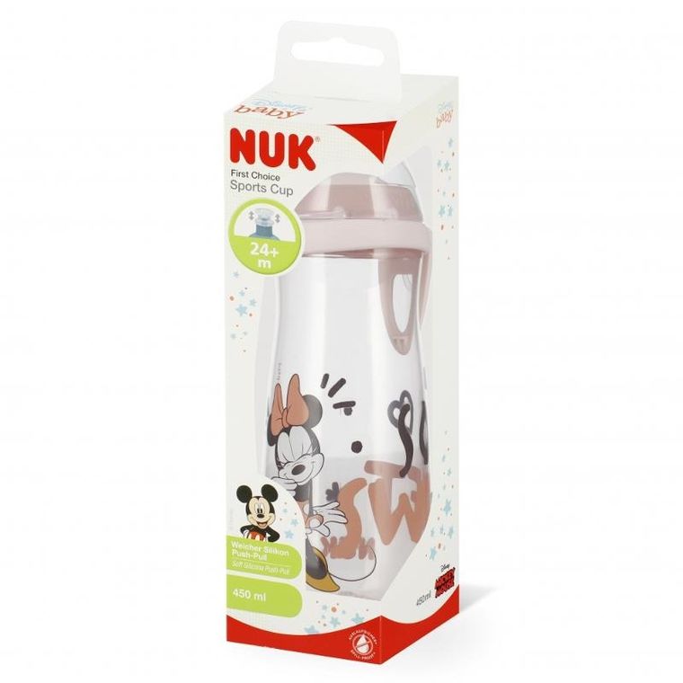 Nuk, Myszka Minnie, Sports Cup, kubek, 24m+, 450 ml